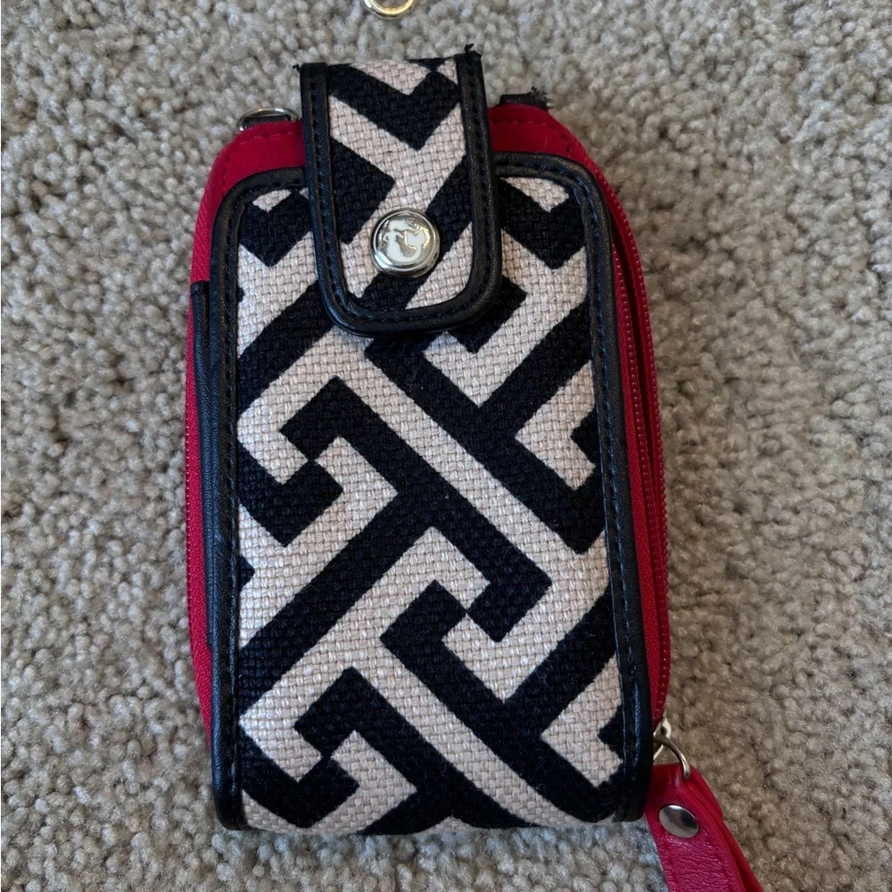 Spartina 449 Black and Red Phone Holster